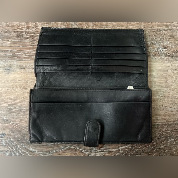 Vintage BOTTEGA VENETA black wallet - read description - Picture 10 of 16